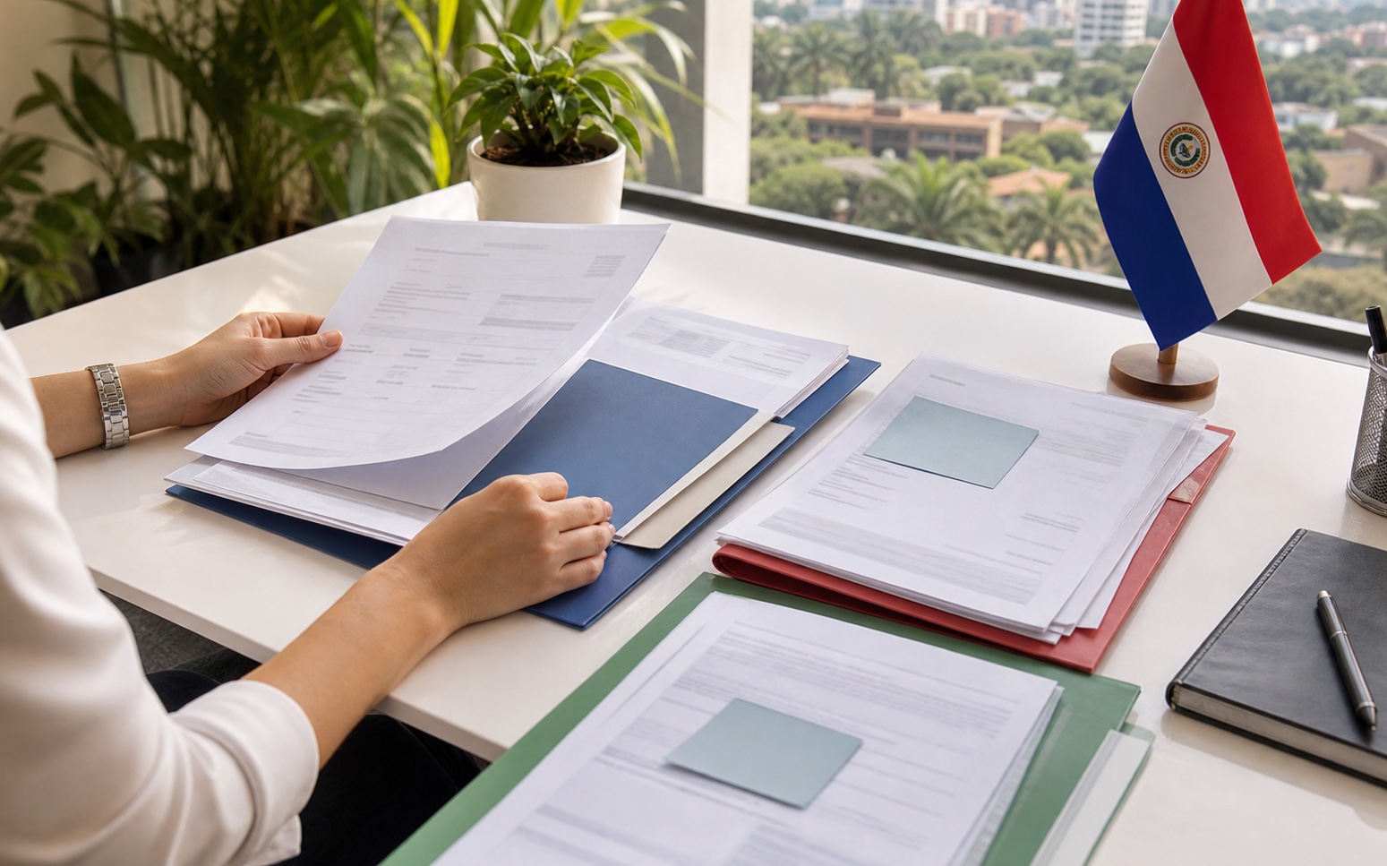 Paraguay temporary residence card, permanent residence checklist and solvency records
